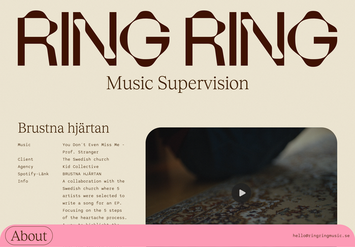 Ring Ring website 2