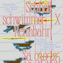 Schnellschwimmer X Rennbahn poster