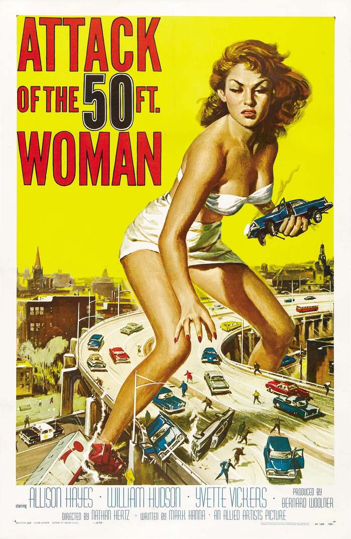 Attack of the 50 Foot Woman movie poster 1