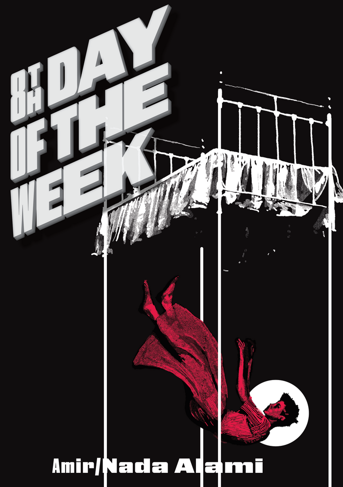 Cover for 8th Day of the Week with art by Strega Wolf Eden van der Berg and typography by Luna P.