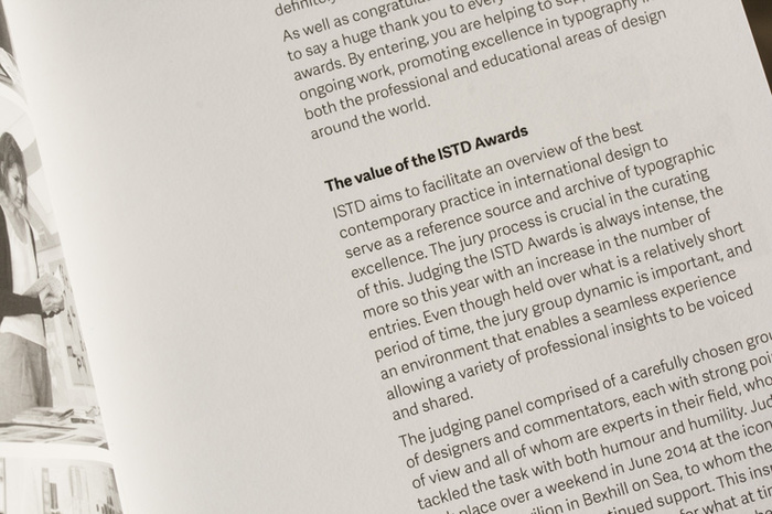 ISTD – 2014 International Typographic Awards catalogue 6