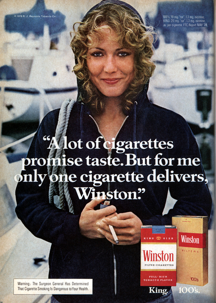 Winston Cigarettes ads (1970s) 1