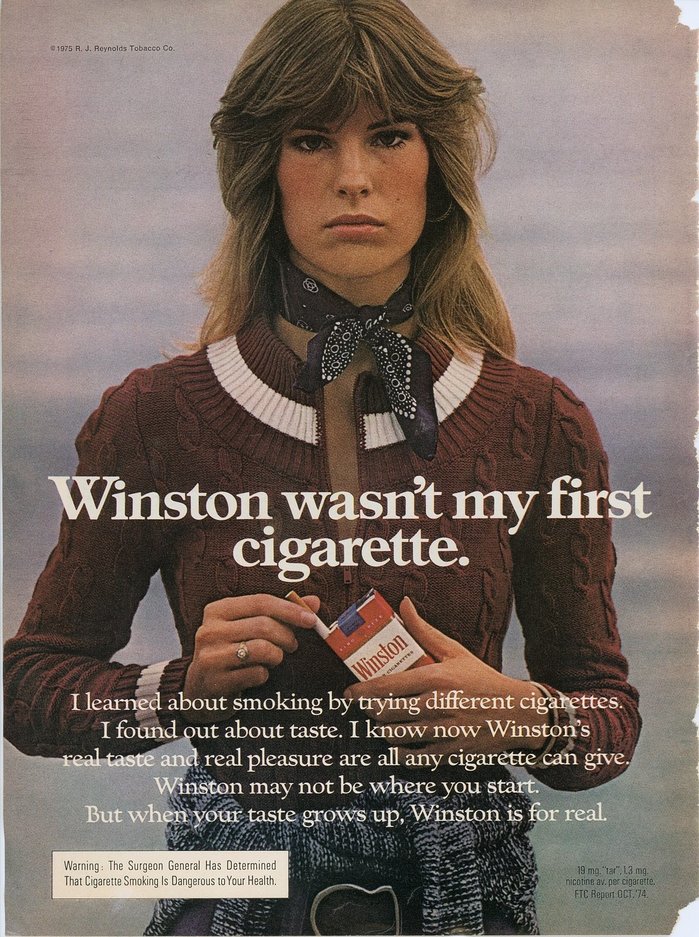 Winston Cigarettes ads (1970s) 7