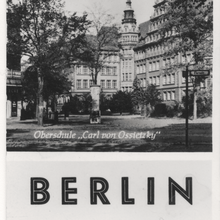 Berlin Pankow tourism postcard