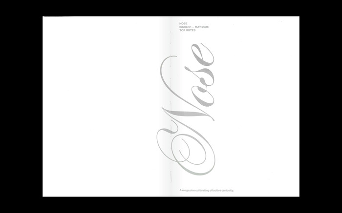 Nose magazine, issue 01, &ldquo;Top Notes&rdquo; 2