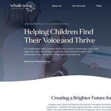 Whale Song Speech Pathology