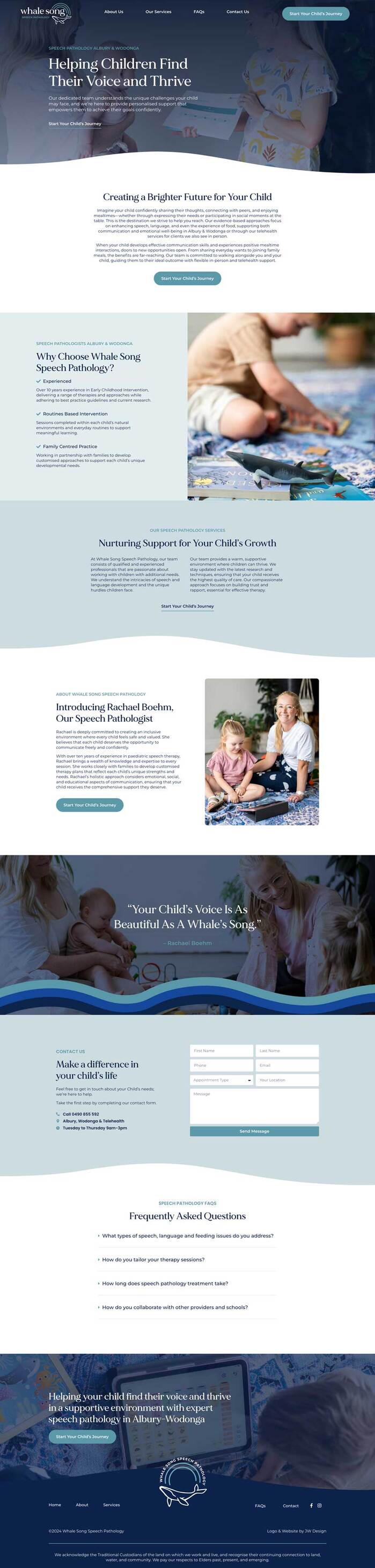 Whale Song Speech Pathology 4