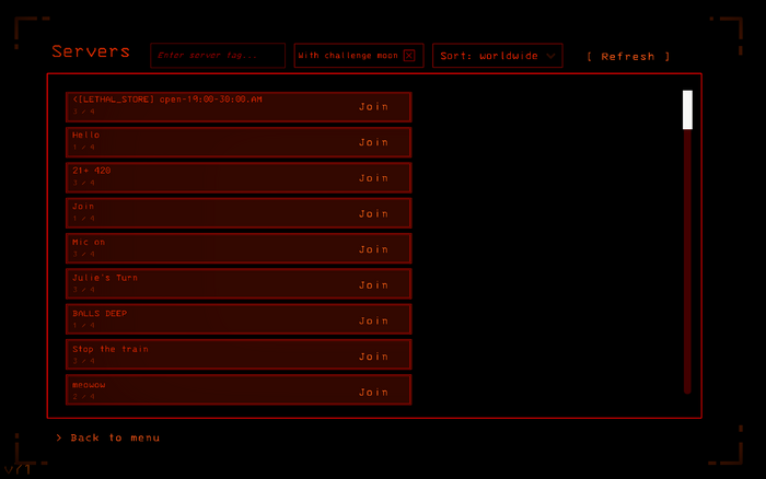 Server browser