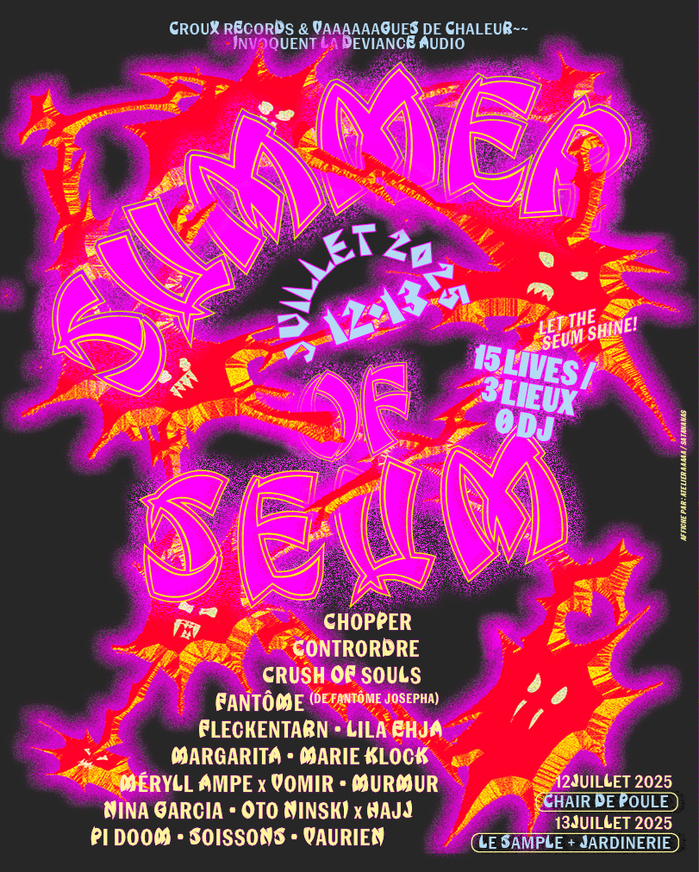 Summer of Seum festival posters 2