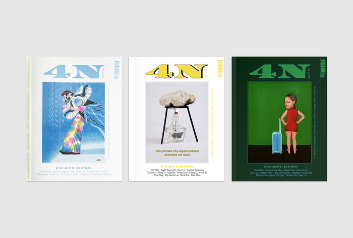 Covers of the first three issues