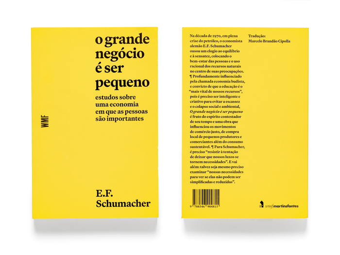 O grande negócio é ser pequeno by E.F. Schumacher 2