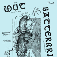 WüT, Batterrrii, Corps Vidés concert flyer