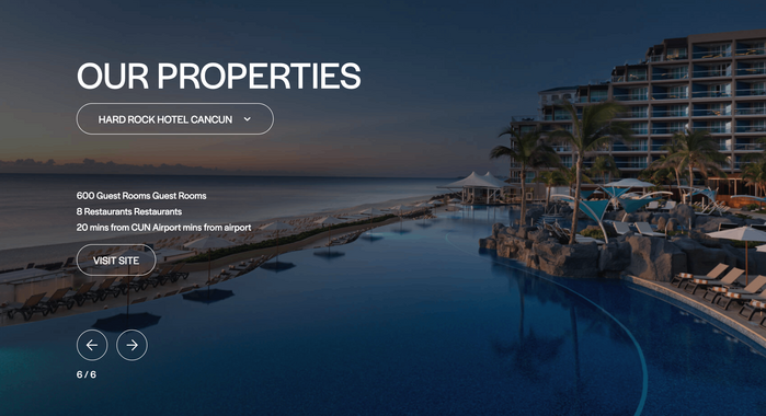 AIC Hotel Group website 4