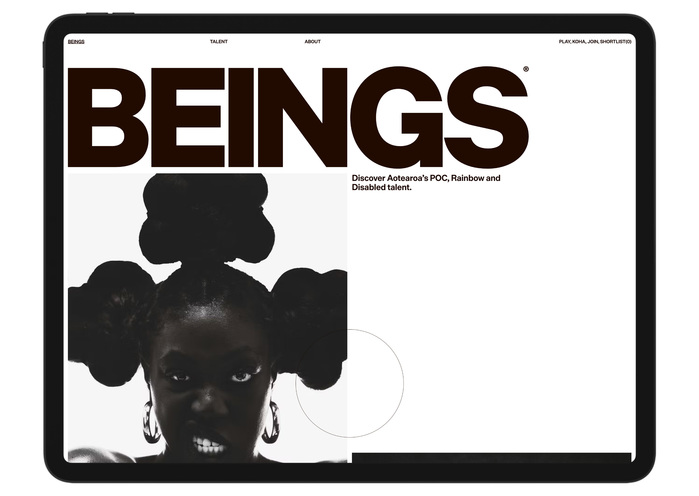 BEINGS website 1