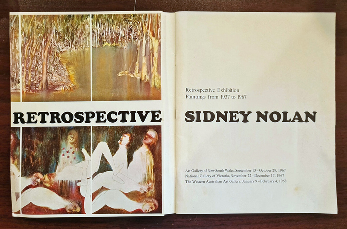 Sidney Nolan – Retrospective. Paintings from 1937 to 1967 souvenir catalogue 3