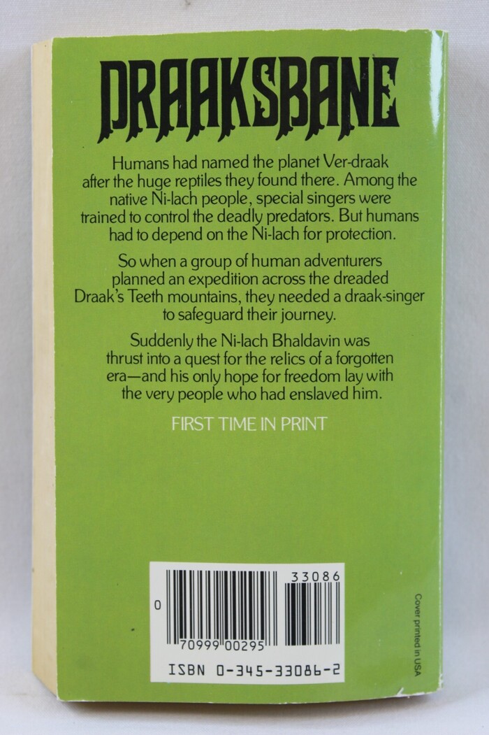 Beyond the Draak’s Teeth, back cover