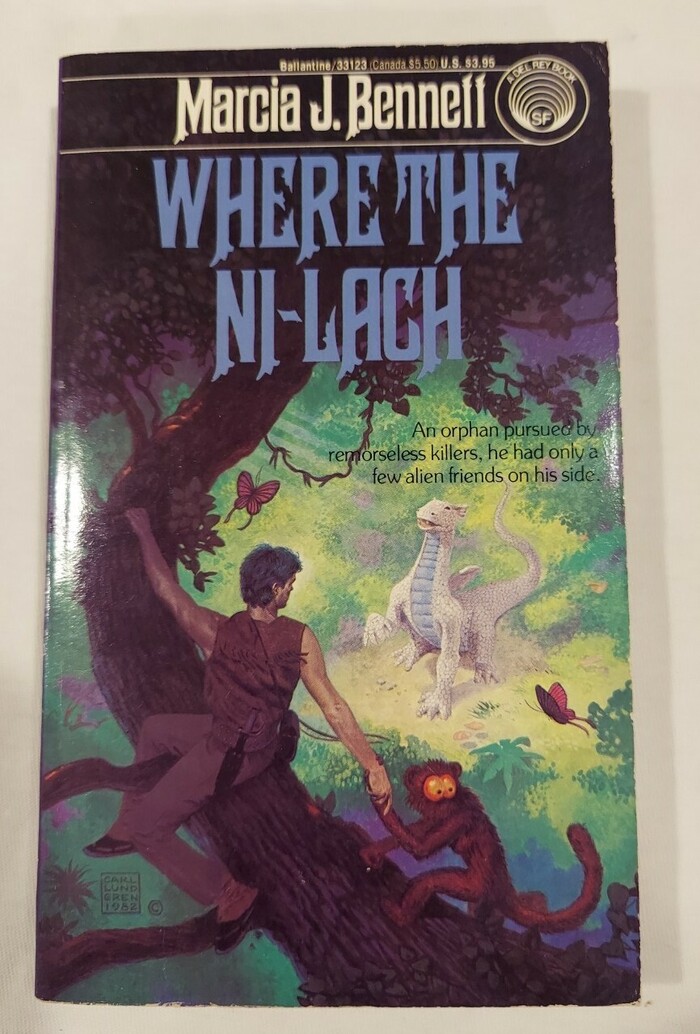 Where the Ni-Lach, front cover. The cover art is by Carl Lundgren.