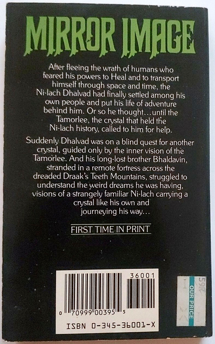 Seeking the Dream Brother, back cover