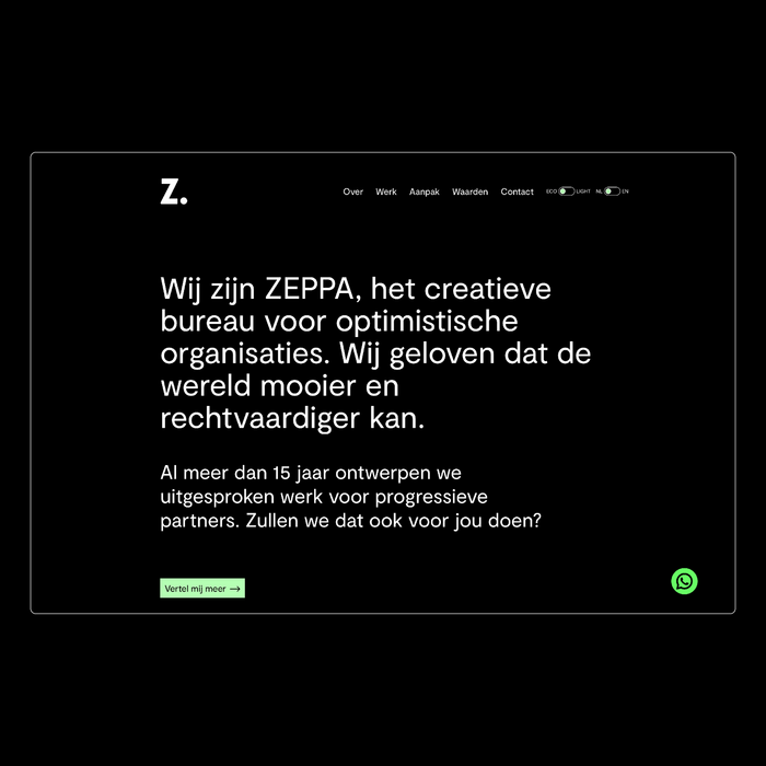 Zeppa website 2