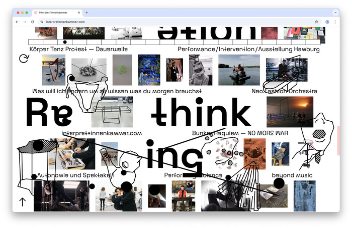 Interpret*innenkammer visual identity and website 6