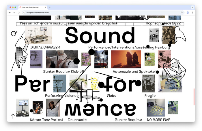 Interpret*innenkammer visual identity and website 7