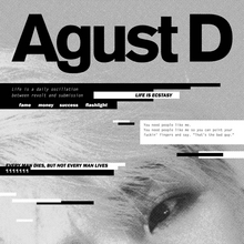Agust D – <cite>Agust D</cite> mixtape cover