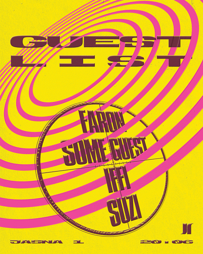 Guestlist #5 at Jasna 1 1