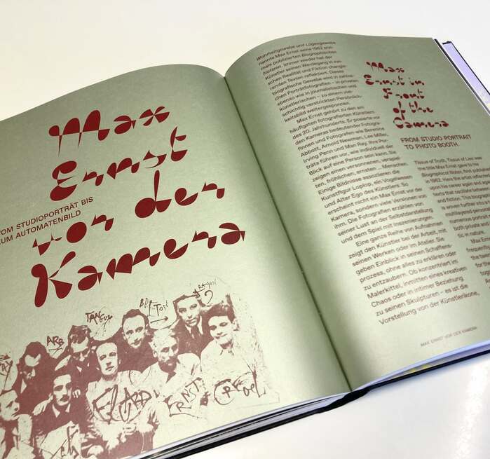 The book design additionally features  by .