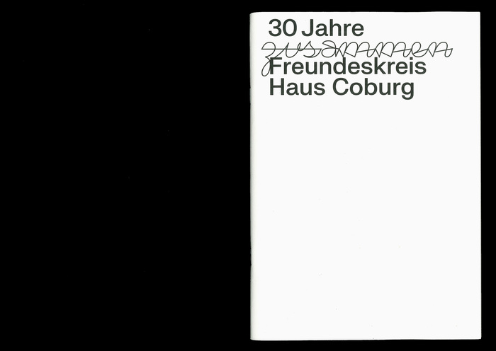 “zusammen” – 30 years of Freundeskreis Haus Coburg 2
