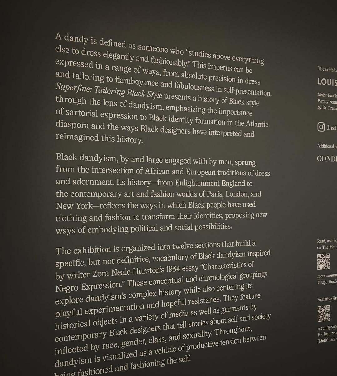 Superfine: Tailoring Black Style at The Metropolitan Museum of Art