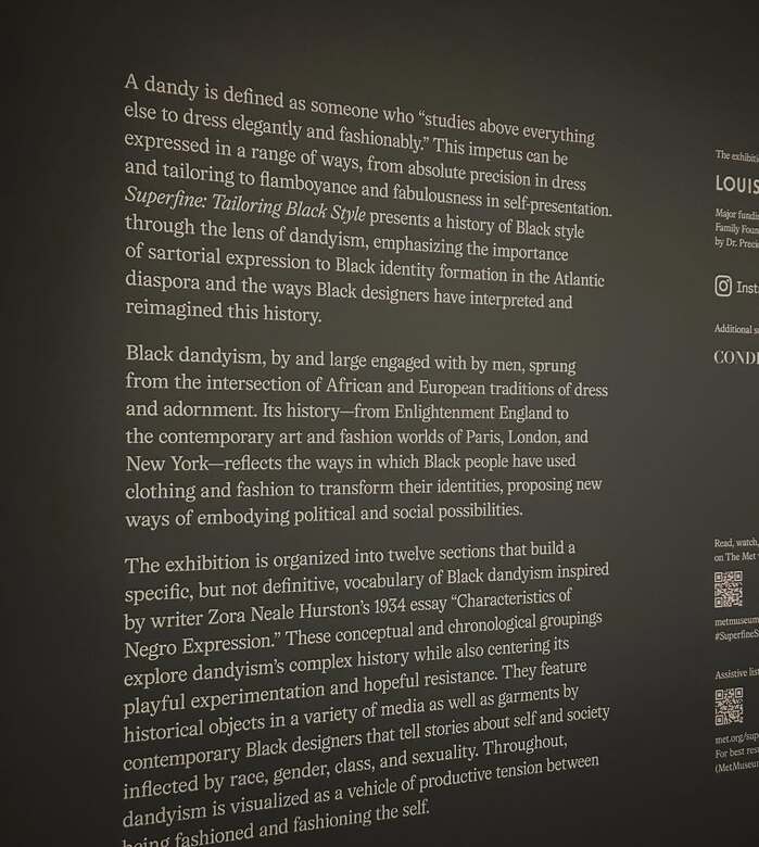 Superfine: Tailoring Black Style at The Metropolitan Museum of Art 12