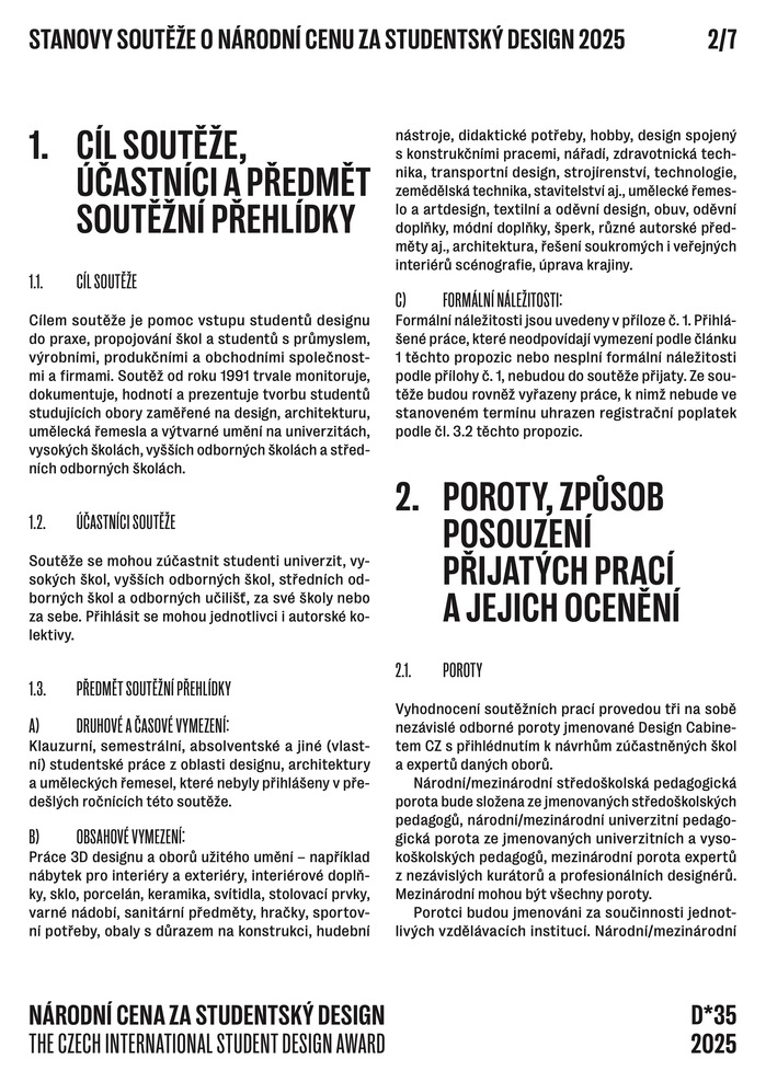 Czech International Student Design Award 2025 3