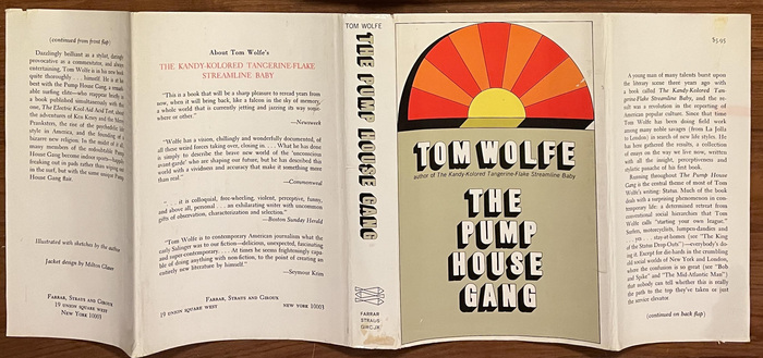 Most of the text on the back and the inner flaps is set in .