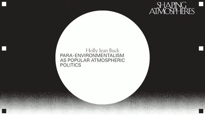 Shaping Atmospheres symposium and exhibition 7