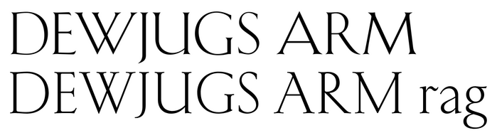 Sh&agrave;ng&oacute; (top) and Kessler (bottom, here the Display cut) exhibit various similarities: both feature classical proportions with a narrow E and S, W is made from two overlapping V&rsquo;s, J descends but has no full hook, and U is stemmed.

Other aspects are different: in Sh&agrave;ng&oacute;, the A has a lower bar and no top serif, the leg in R doesn&rsquo;t meet the stem, and M has splayed stems. Sh&agrave;ng&oacute; offers swash caps, three weights, and ,  and  variants. Kessler crucially has a lowercase &ndash; as well as optical sizes, italics, and a monospaced companion (not pictured here).