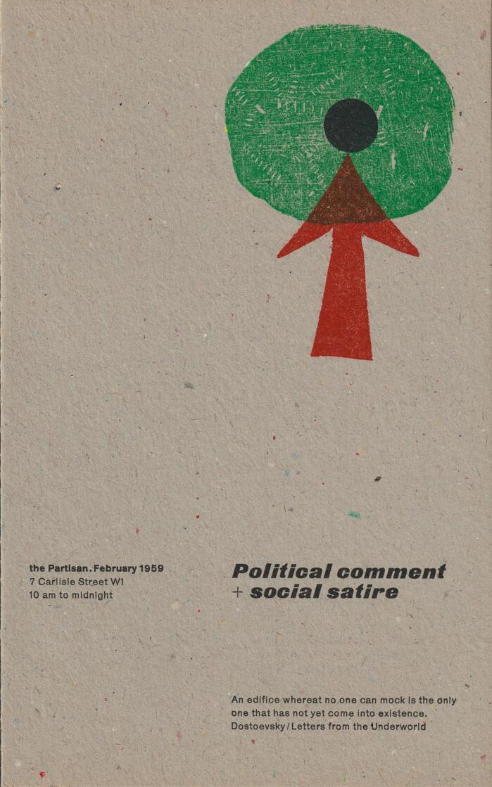 The Partisan catalog: “Political comment + social satire” 1