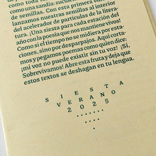 <cite>Siesta. Breve edición de verano</cite>