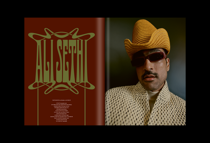 “Ali Sethi” lettering by Douglas Hayes