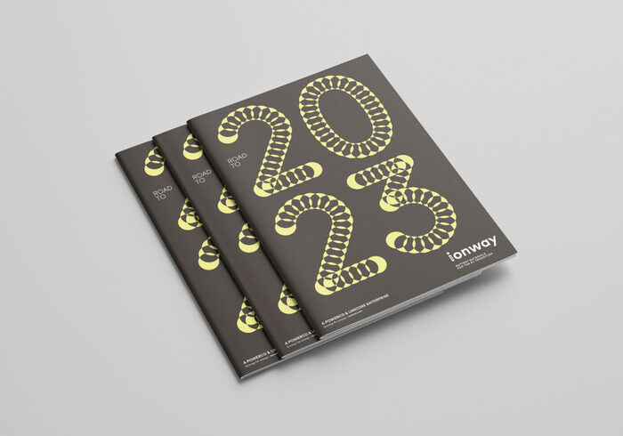 Annual report for 2023 with a festive cover featuring Purple Haze