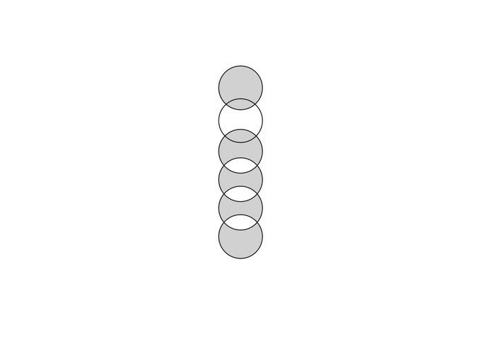Construction sketch for the logo