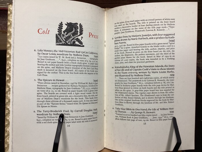 Catalogue of an Exhibition of the Typographic Work of Jane Grabhorn 4
