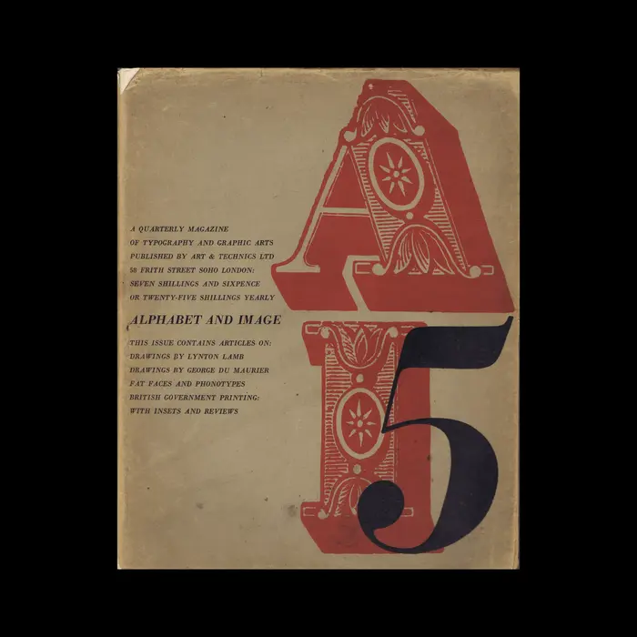 Alphabet and Image 5, September 1947 1