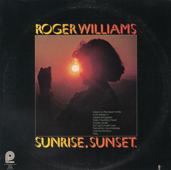 Roger Williams – Sunrise, Sunset album art