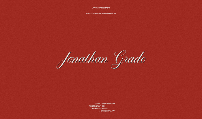Jonathan Grado website 1