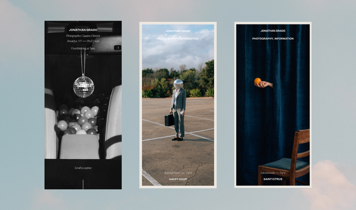 Jonathan Grado website 7