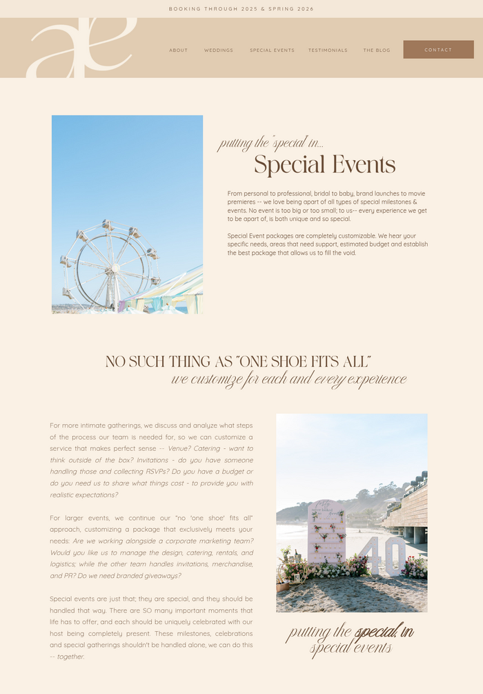 Always Allegra website 3