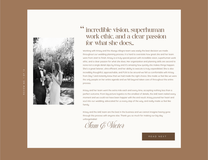 Always Allegra website 5