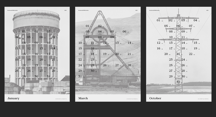 Bernd and Hilla Becher calendar 3
