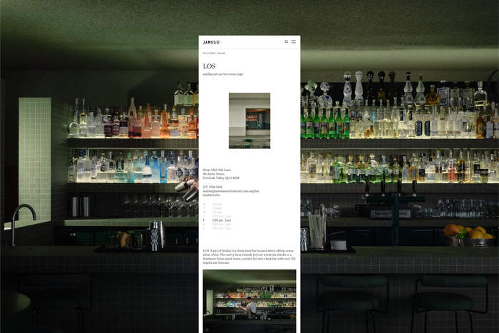 James Street website 6
