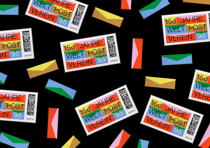 “150 Jahre Weltpostverein” postage stamp 5